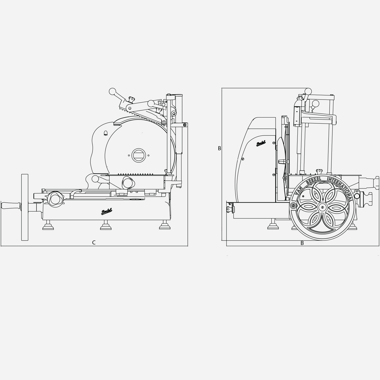 AFFETTATRICE MANUALE A VOLANO BERKEL 116 - Michael Tech Berkel Store