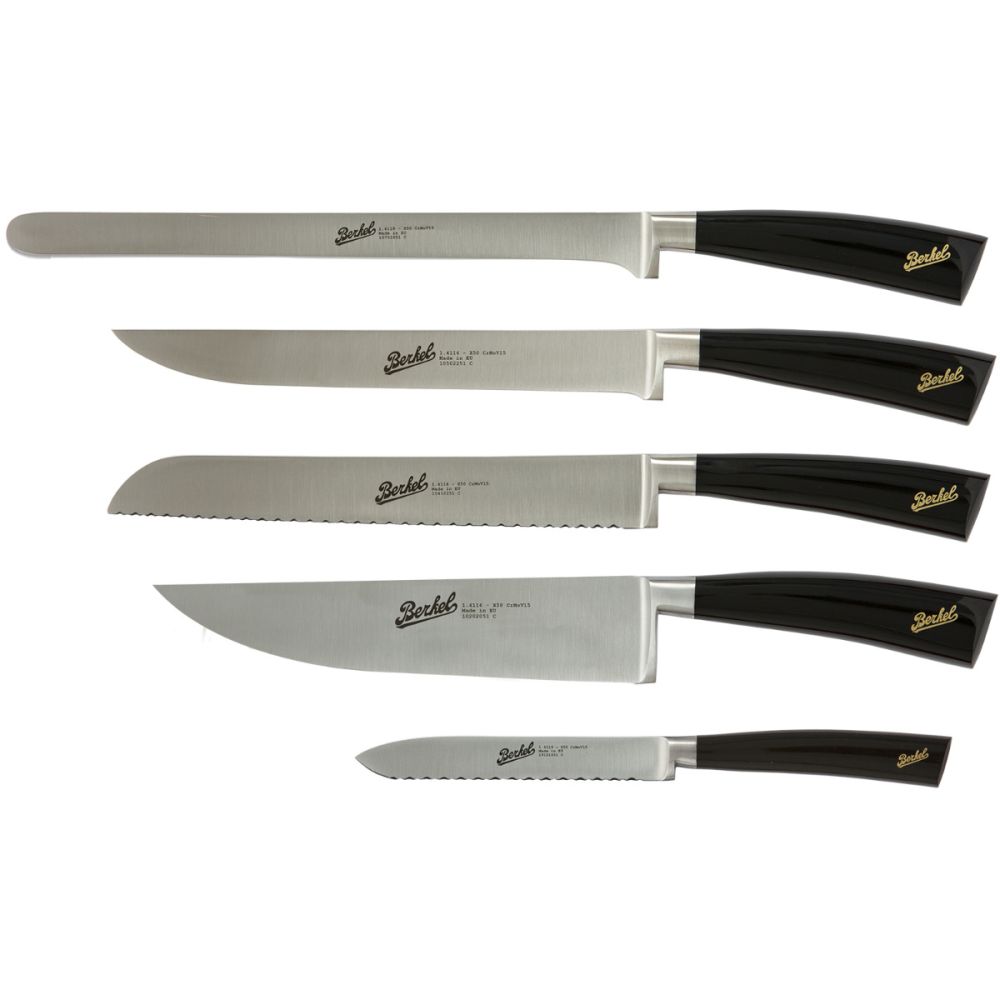 Elegance Set de 5 couteaux chef Noir