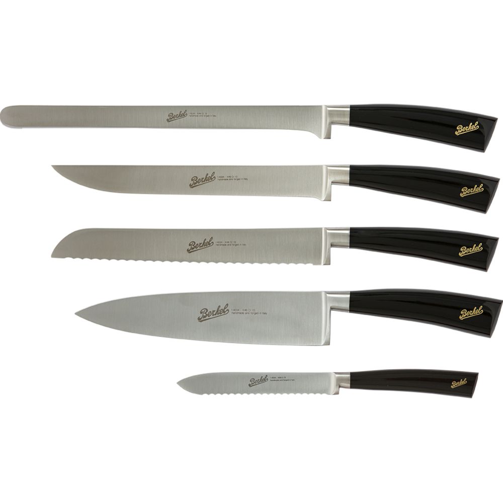 black kitchen knives